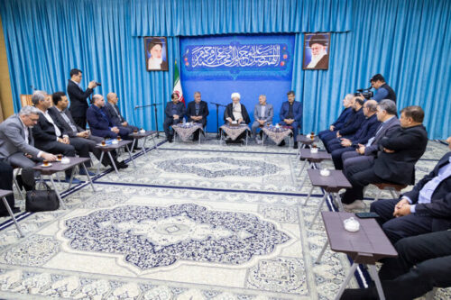 علیرضا کاظمی ،دیدار با نماینده ولی فقیه در استان و امام جمعه یزد آیت الله محمدرضا ناصری