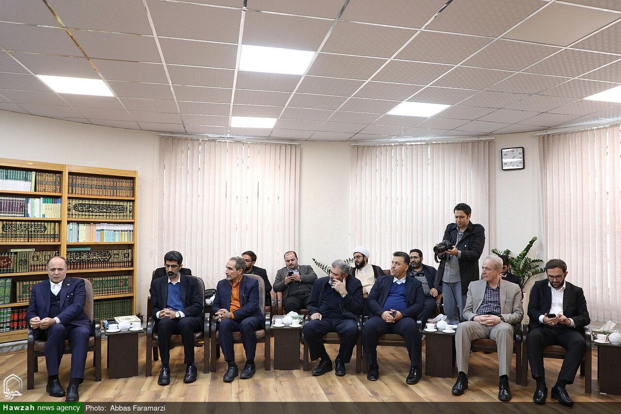 تصاویر/ دیدار وزیر جهاد کشاورزی با آیت الله اعرافی