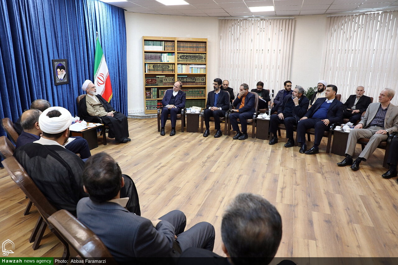 تصاویر/ دیدار وزیر جهاد کشاورزی با آیت الله اعرافی
