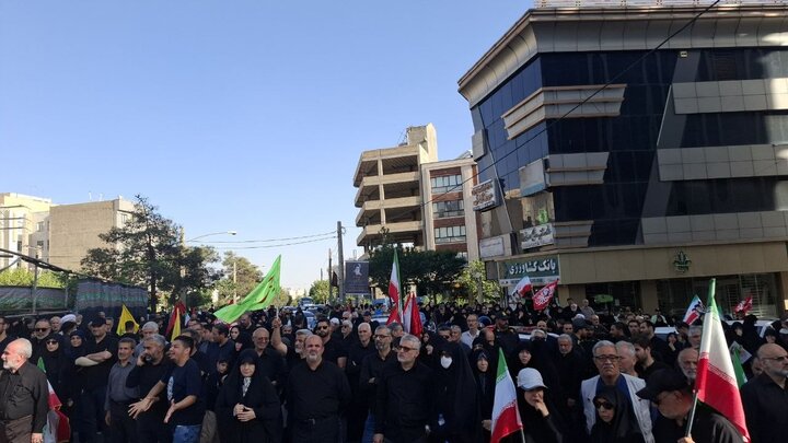 برگزاری آیین تشییع پیکر شهید مصباحالهدی باقریکنی، داماد رهبر انقلاب