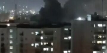 تصاویری از حمله امشب آمریکا به بندرعباس/ هدف حمله چه بوده است؟